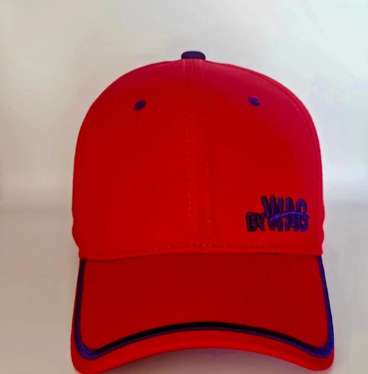 By WAG Red Curved Cap